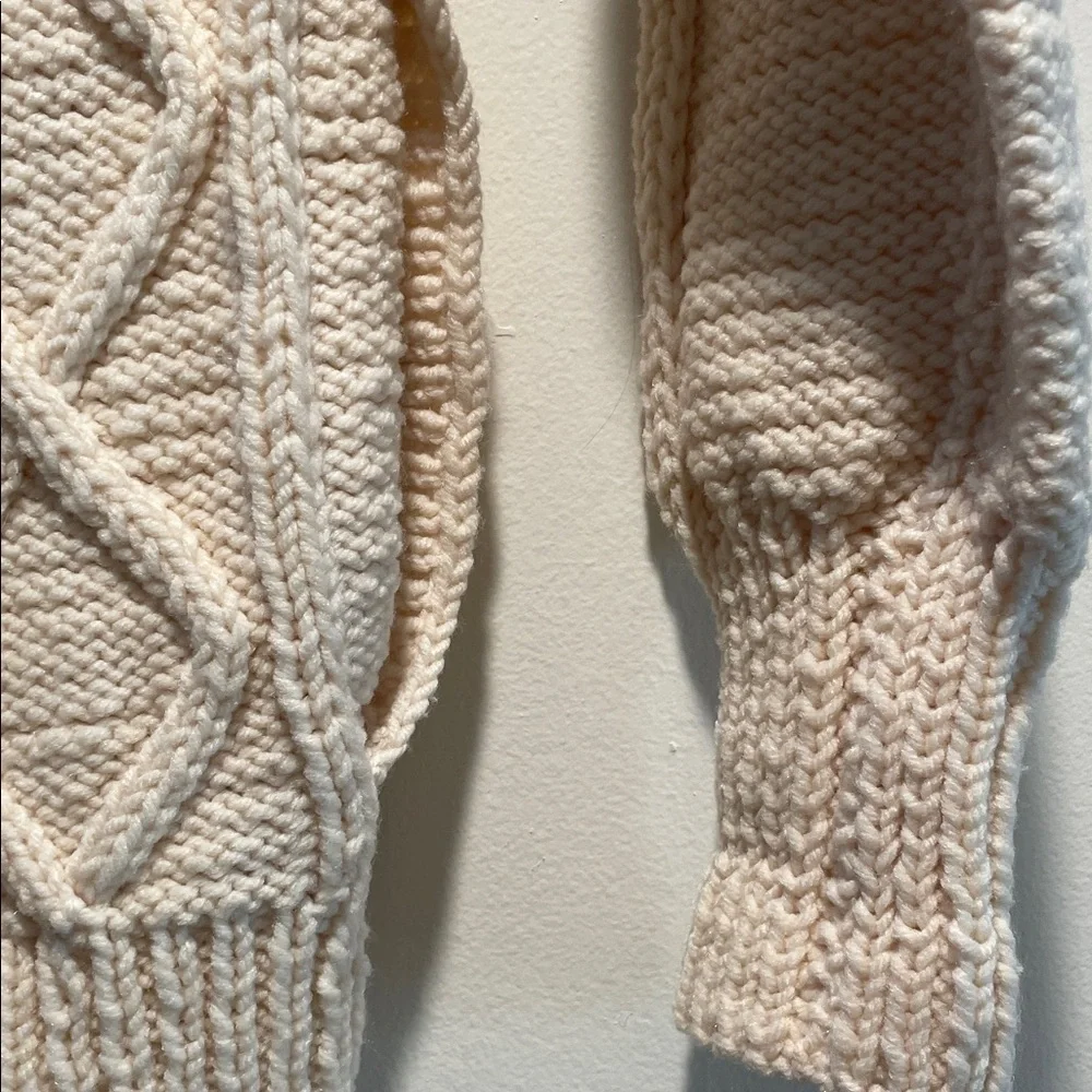 Cozy Cream Cable Knit Sweater